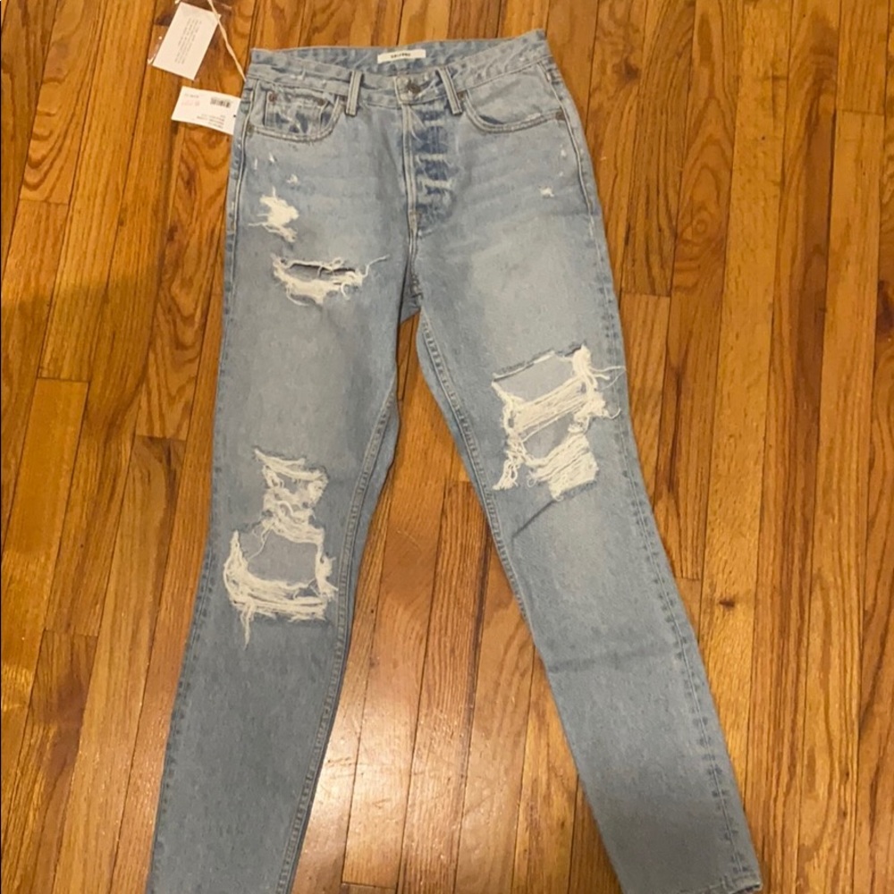 Grlfrnd jeans Karolina distressed brand new
